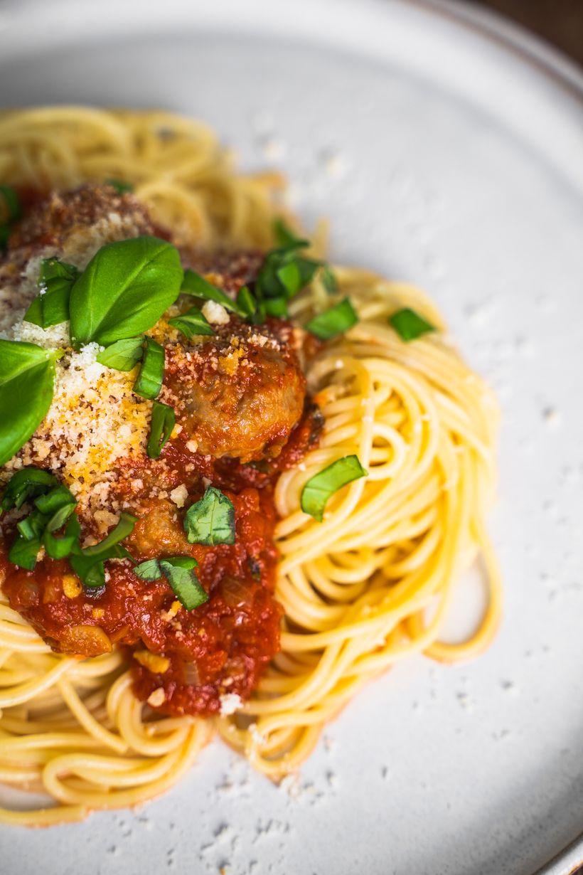 Masové koule s rajčatovou omáčkou