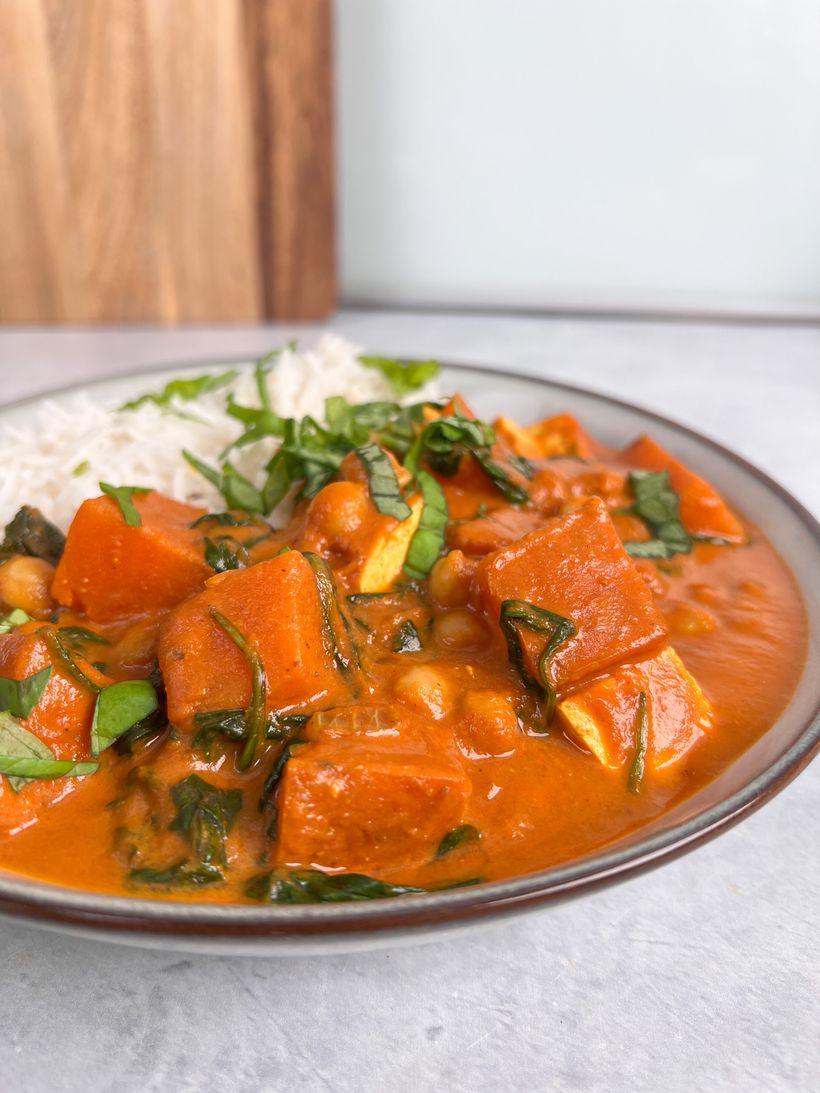 Sweet Potato Tofu Curry