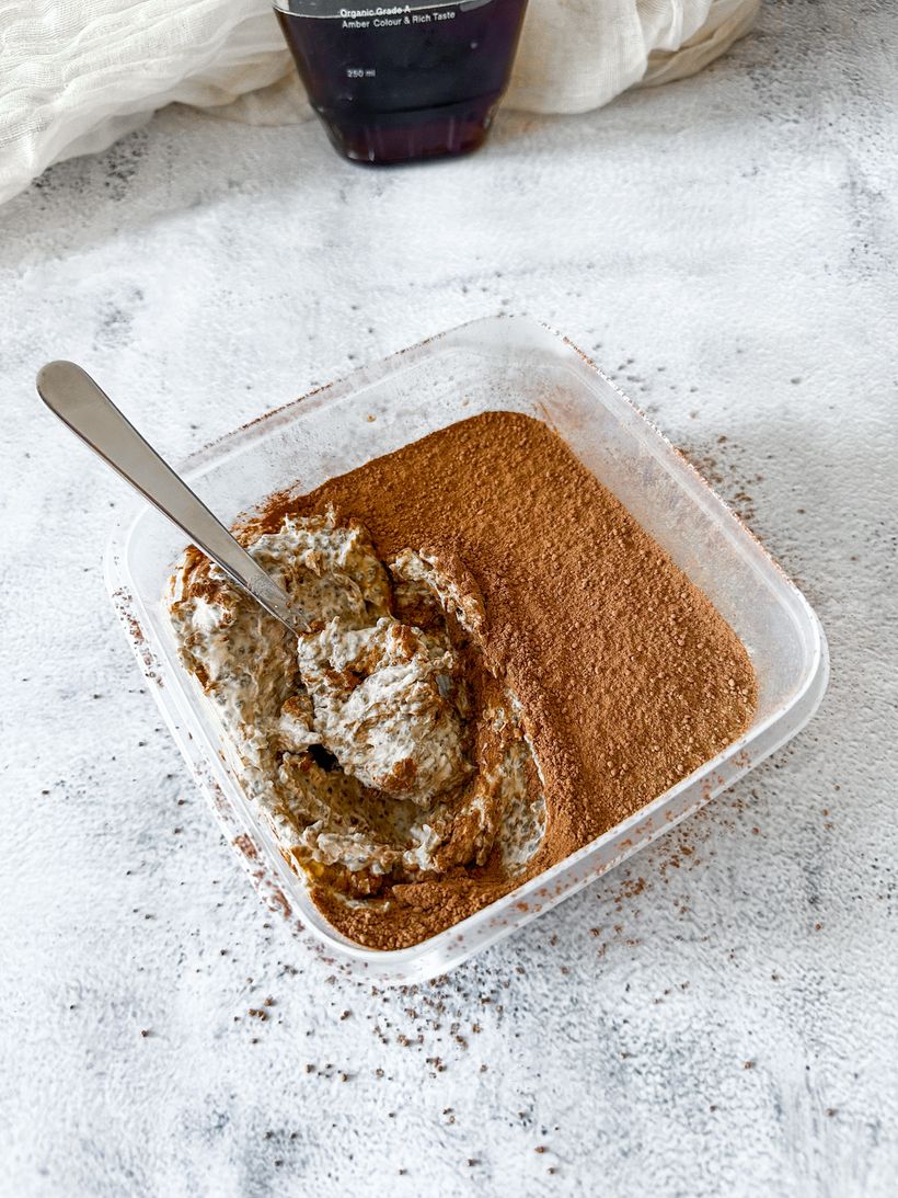 Tiramisu chia pudink