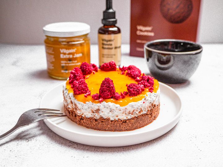 Rychlý snídaňový cheesecake s chia semínky