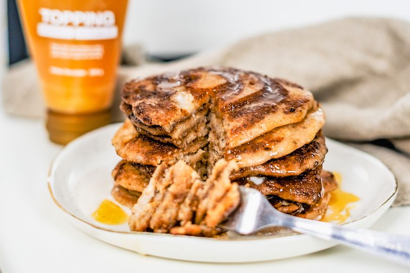 Cinnamon Roll Pancakes