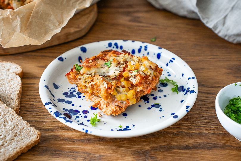 Pizza tousty s kuřecím masem