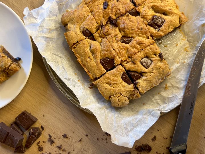 Peanut Butter Blondies