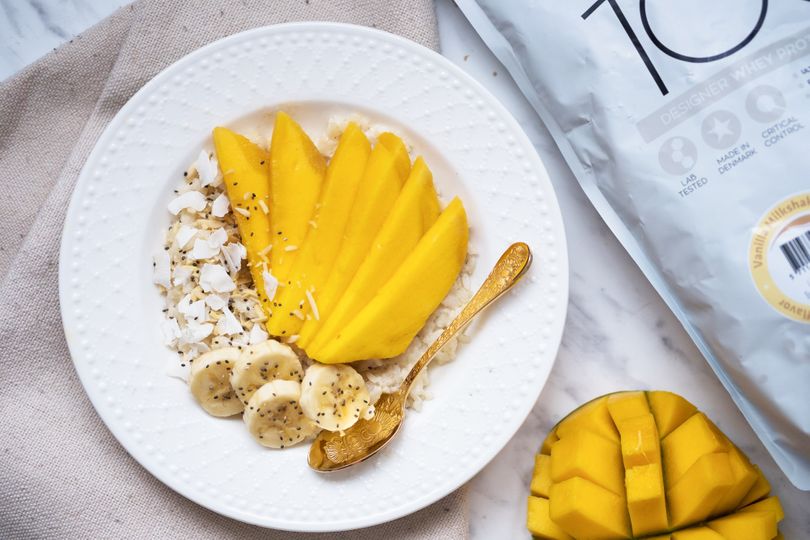 Ranní rychlovka: Rýžová kaše s mangem a vanilkou