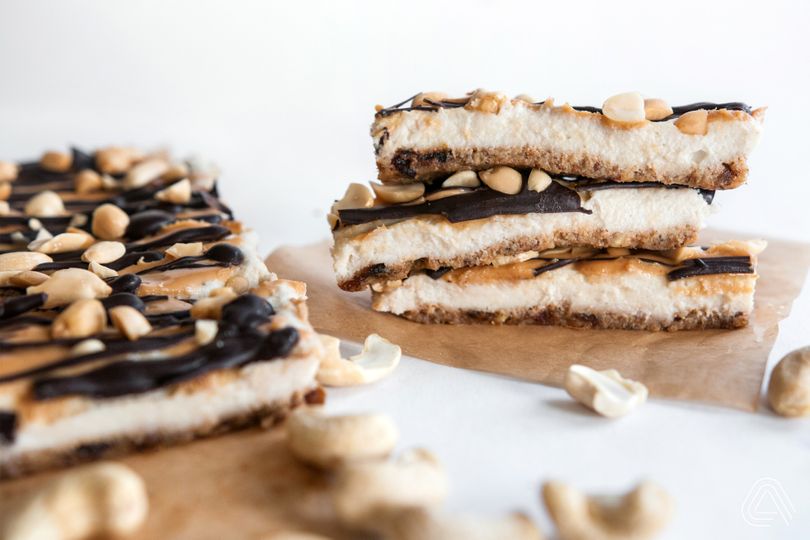 Nepečené orechové rezy