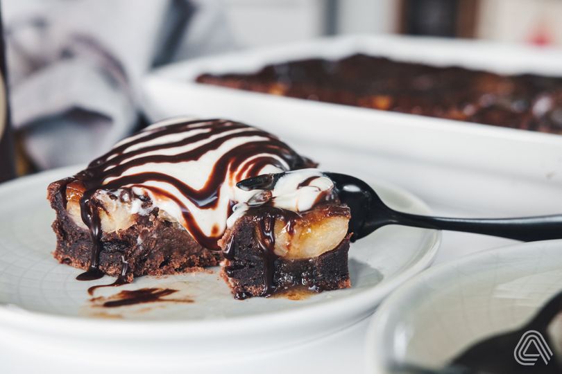 Banánový koláč na plech