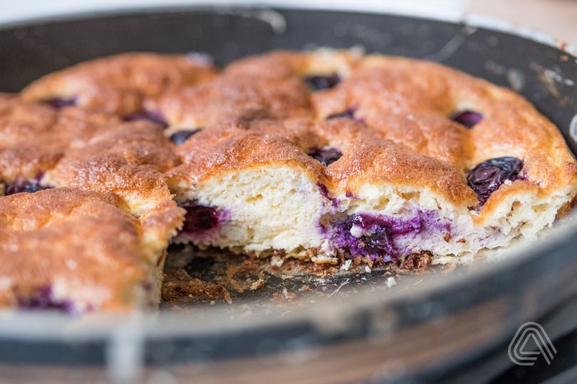 Nadýchaná vaječná omeleta na sladko