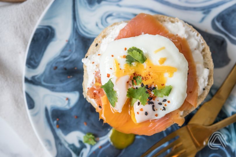 Pochierte Eier aus der Mikrowelle