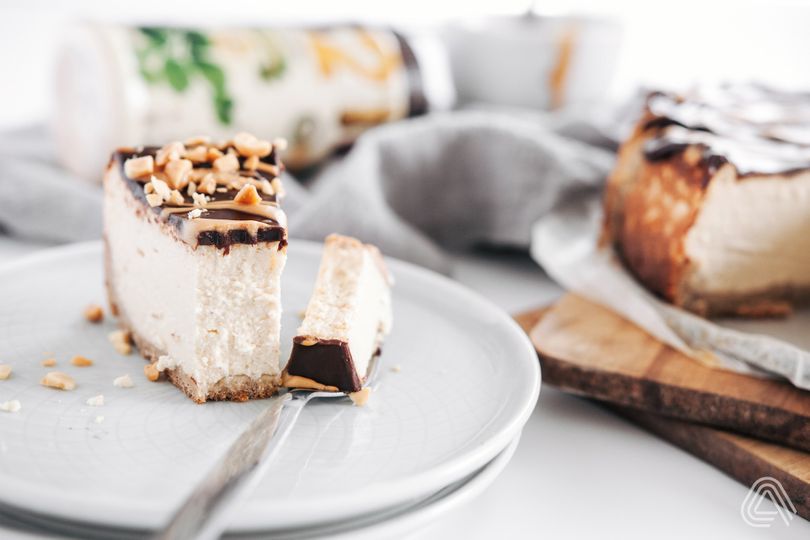 Arašídový cheesecake