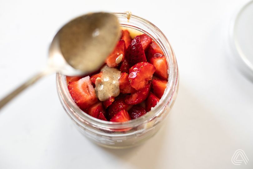 Ovesná kaše do skleničky