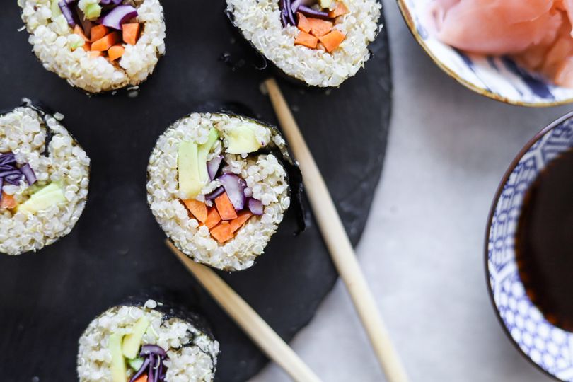 Quinoa sushi