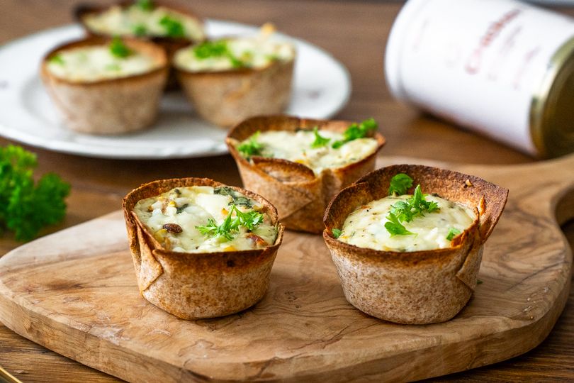 Slané koláčky s kuřecím masem