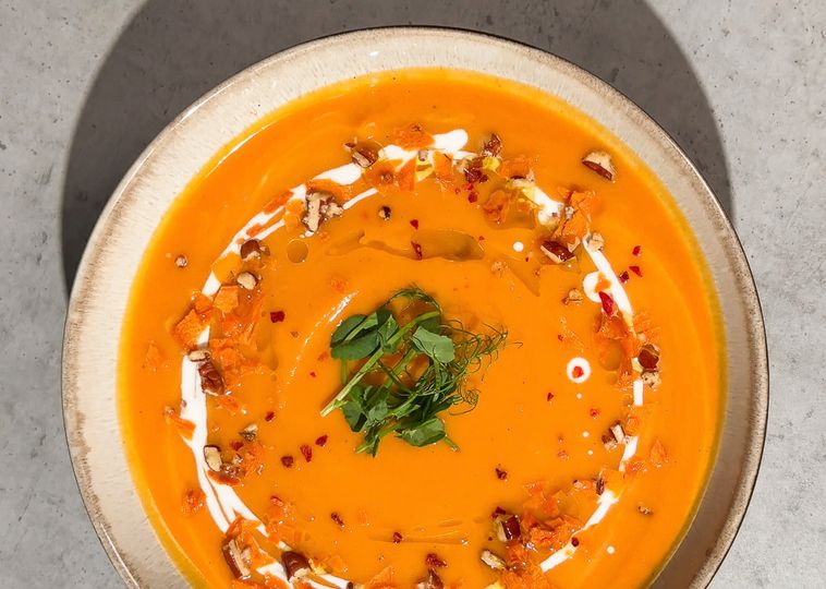 Batátovo-mrkvový krém