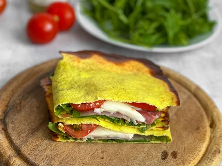 Cottage Cheese Flatbread àla caprese