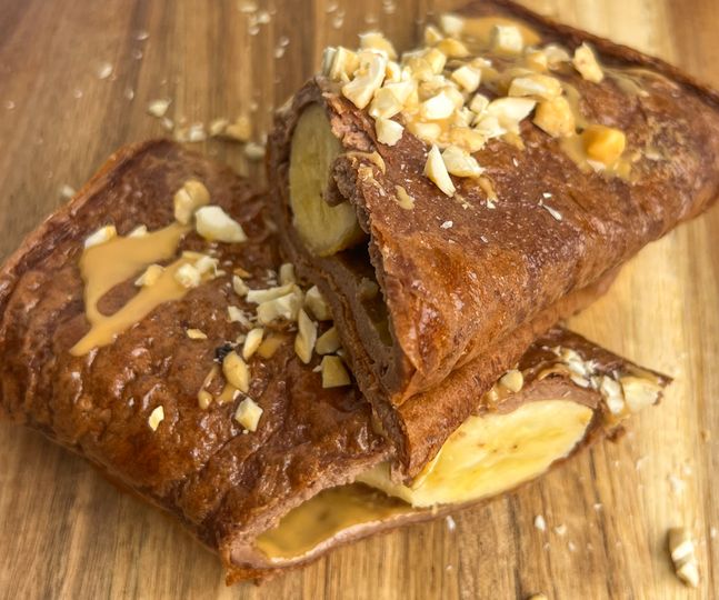 Cottage cheese čokoládový wrap