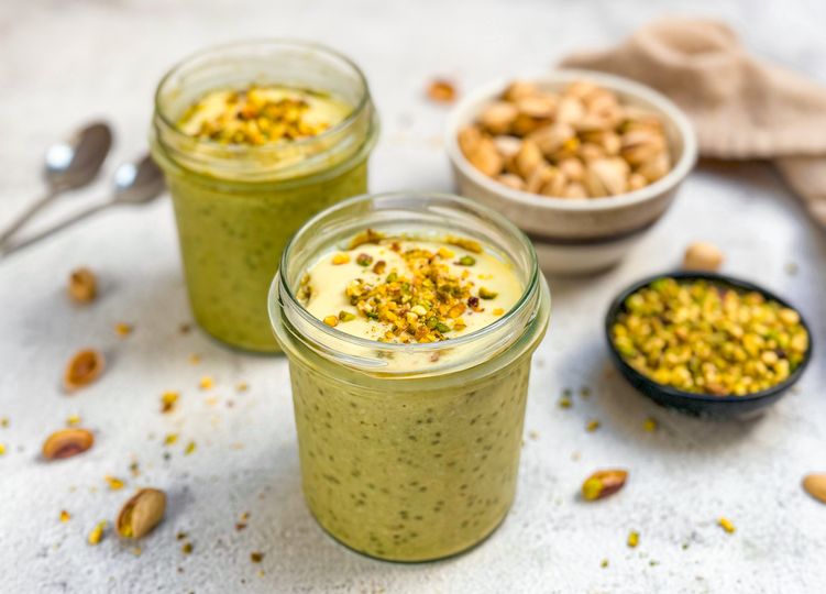 Pistáciové overnight oats