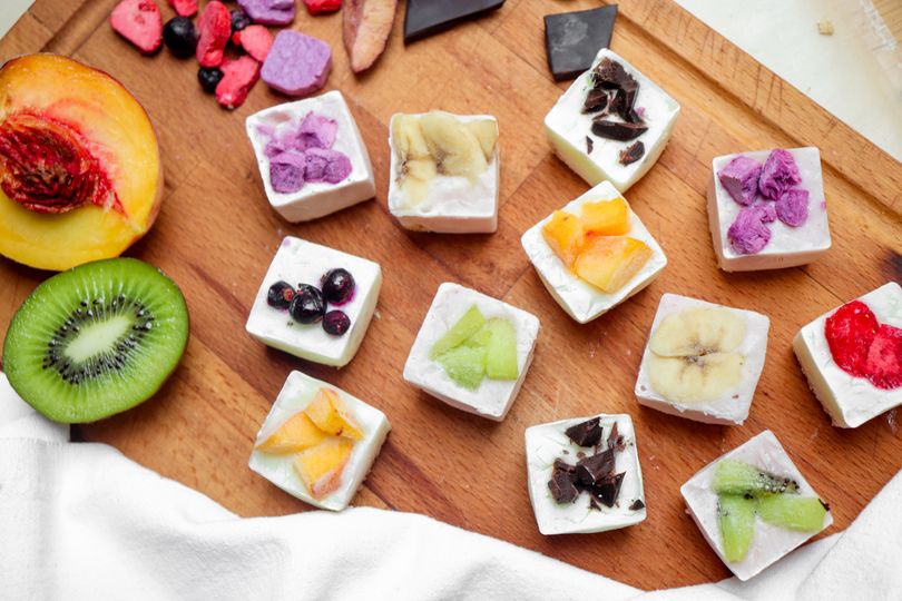 Jogurtové frozen bites s tvarohem
