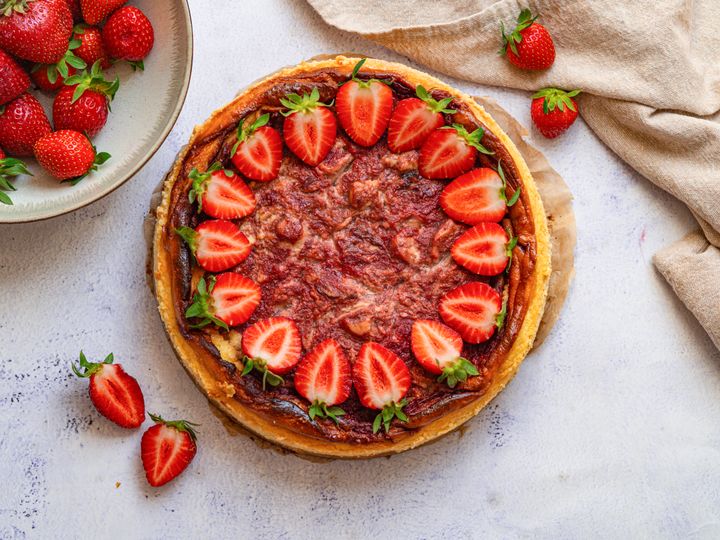 Jahodový cheesecake
