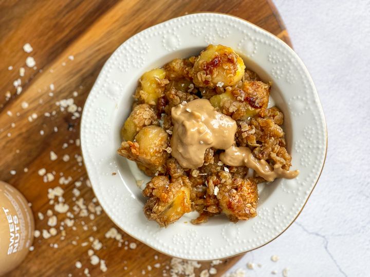 Domácí banánová granola