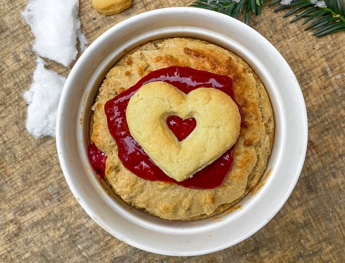 Sült zabkása linzeri sütemény módra