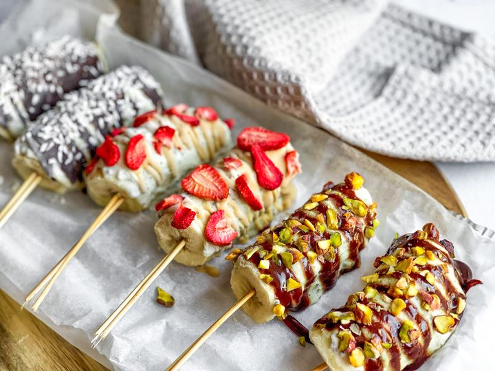 Protein Frozen Bananas
