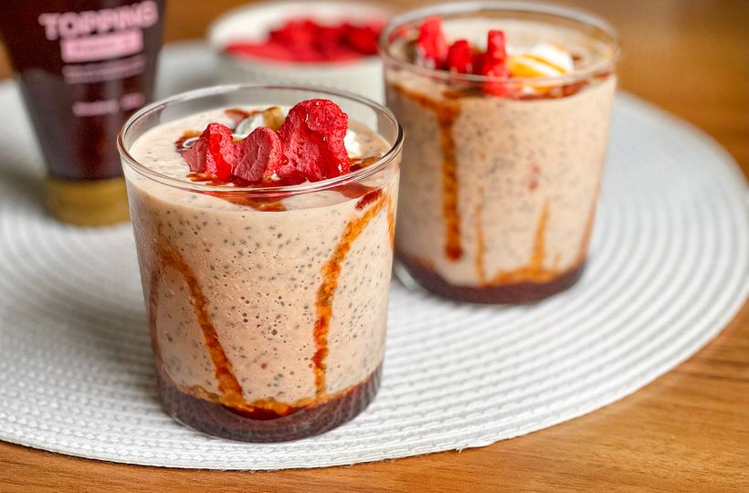 Erdbeer-Protein-Smoothie-Bowl