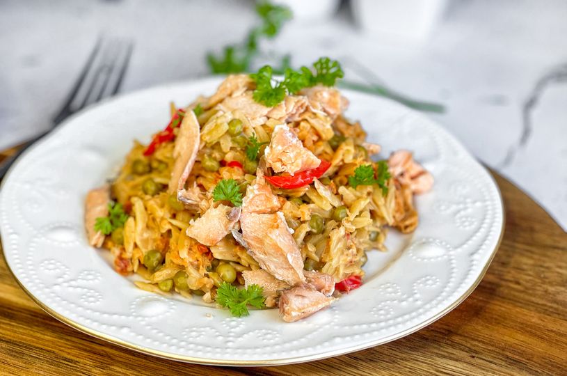 Orzo cu somon