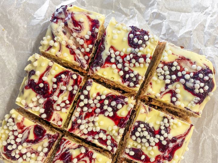 Homemade Cherry Flapjack