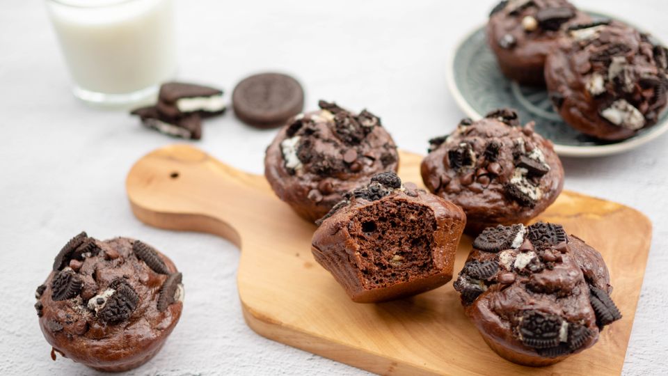Oreo brownies muffiny