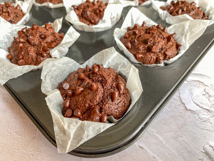 Čokoládovo - kávové muffiny