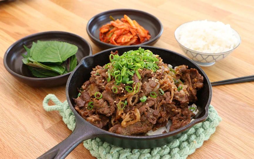 Korejské hovězí Bulgogi s rýží