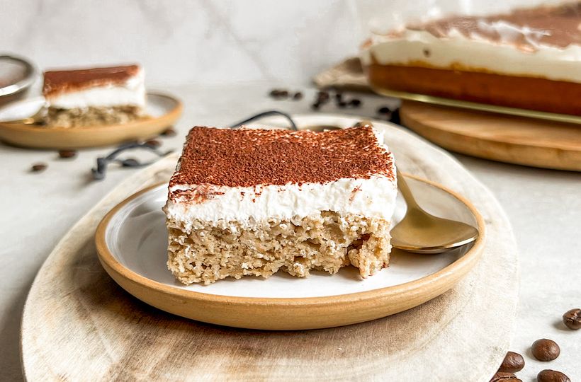 Rýchle ovsené tiramisu na plech