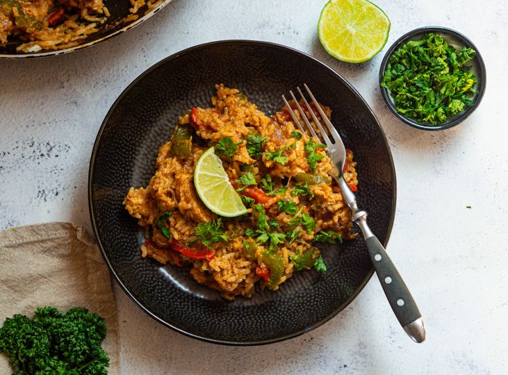Kuřecí fajitas s rýží