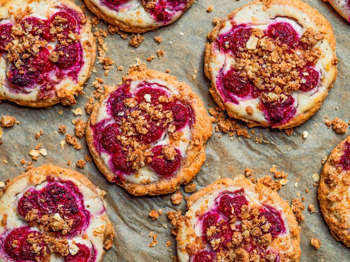 Tvarohové koláčky s ovocem