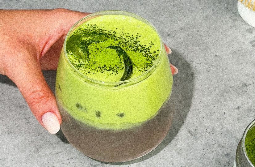 Domácí Matcha Coconut Cloud