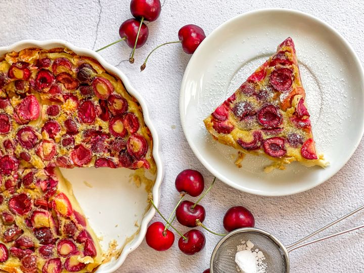 Cherry Clafoutis Tart