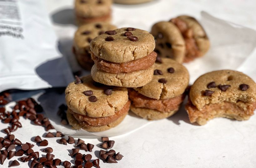 Cookie dough sandwiches