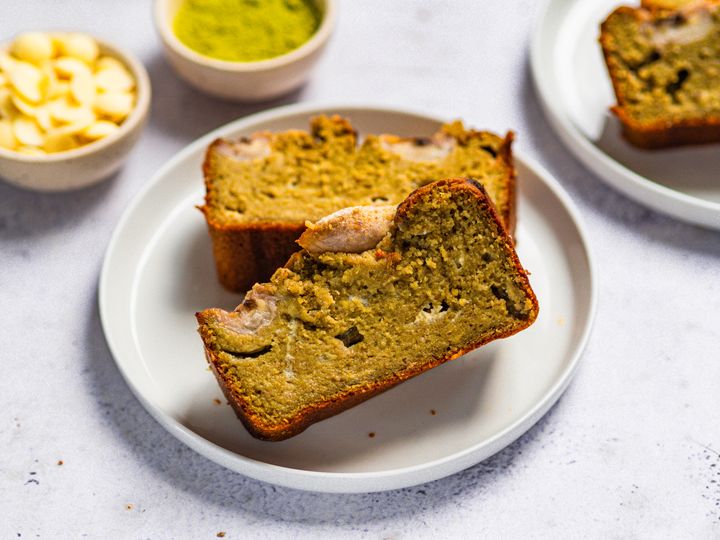 Matcha banana bread