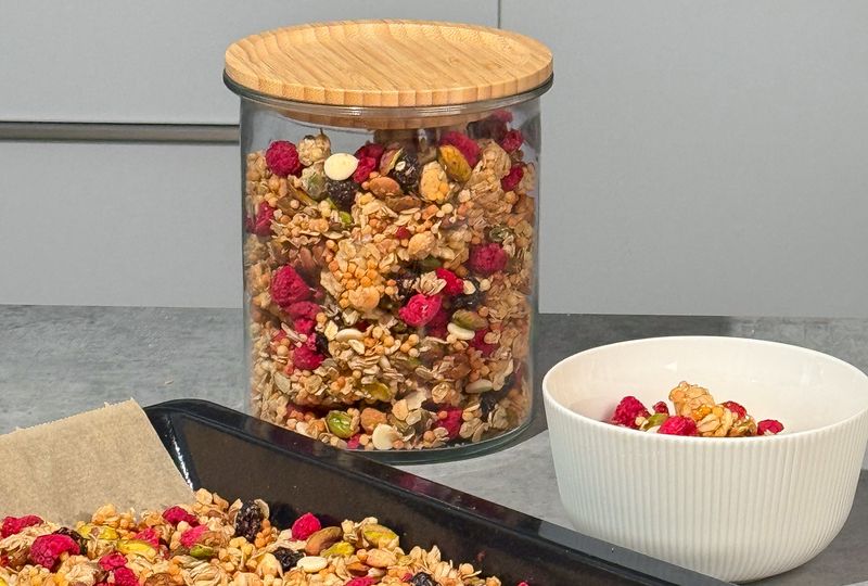 Domácí pistáciová granola