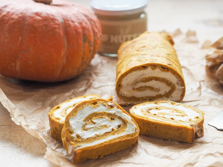 Tekvicová roláda s tvarohom