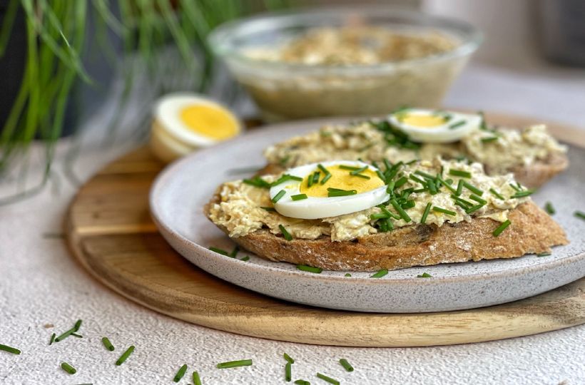 Sardinková nátierka s vajcom, bez masla