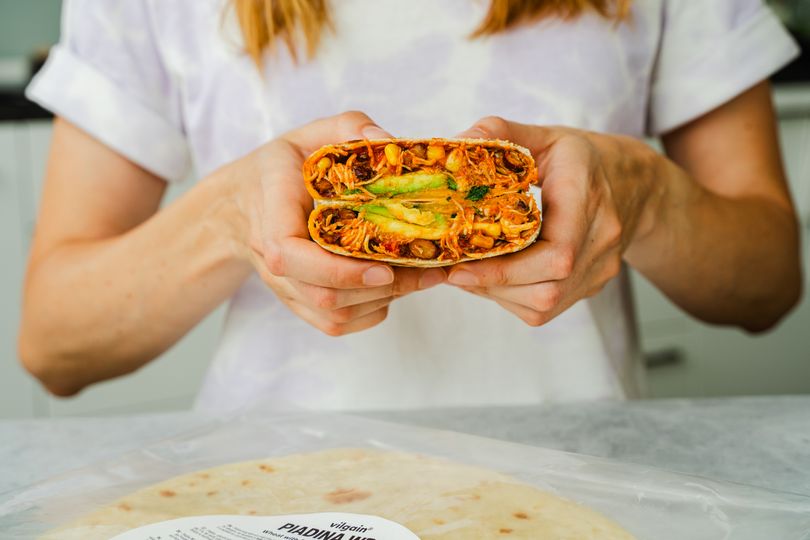 Mexican Piadina Wrap with Chicken & Avocado