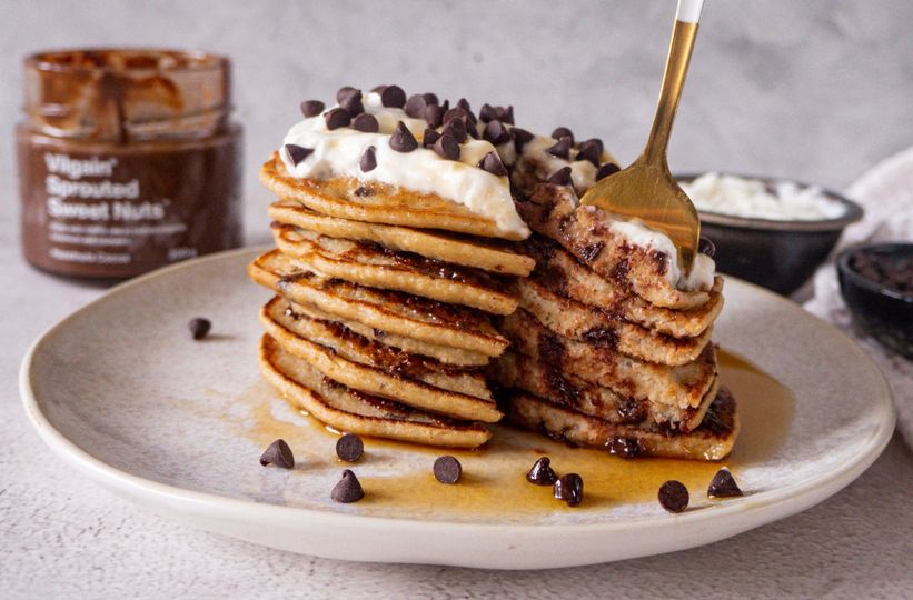 Banánové lievance s čokoládou