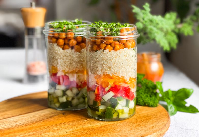 Quinoa salát do skleničky