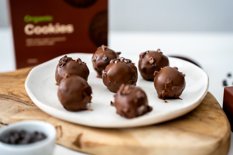 Schokoladen-Protein-Kugeln