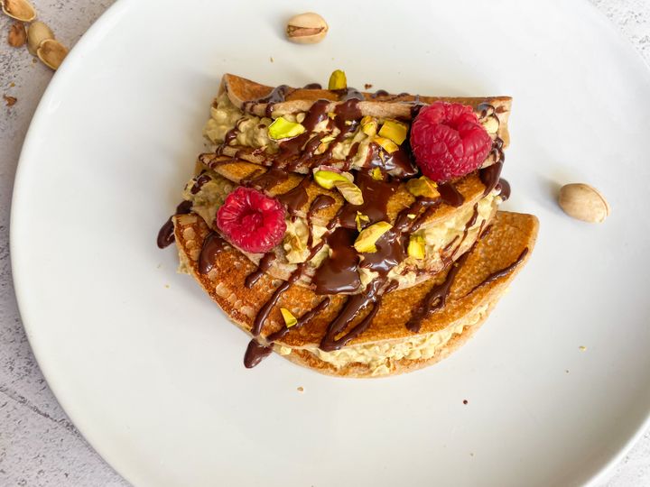 Dubai Chocolate Pancakes