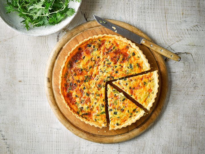 Quiche cebulowe z serem