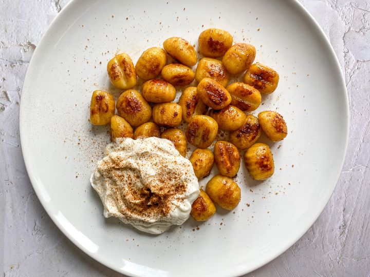 Gnocchi dulci cu scorțișoară