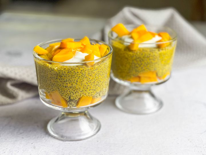 Mango chia pudink
