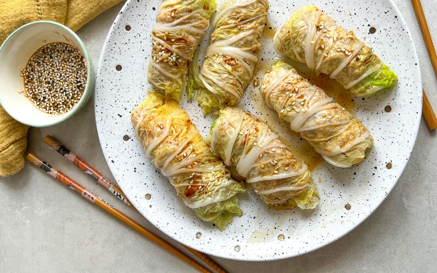 Kapustové závitky s kuracím mäsom